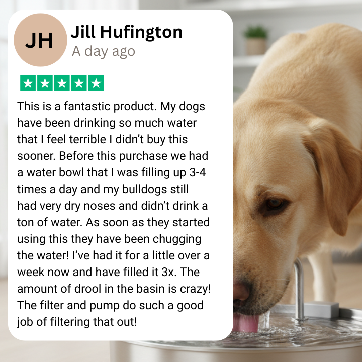 PawFlows Dog Water Fountain