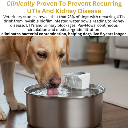 PawFlows Dog Water Fountain