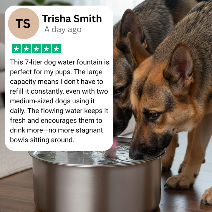 PawFlows Dog Water Fountain