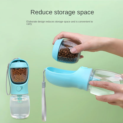 Portable Dog Water Bottle with Storage